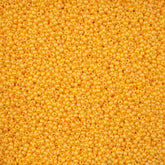 11/0 Preciosa Seed Beads Pearl Yellow Chalk Luster Terra #43200